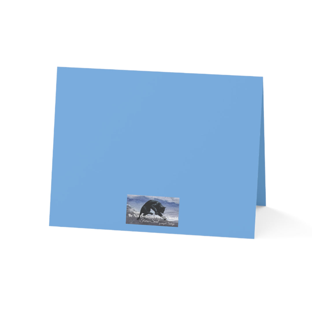 Coastal Elegance blank Thank you/Greeting Cards - Anybody Listening?– Set of 1, 10, 30, or 50 - Perfect for Any Occasion