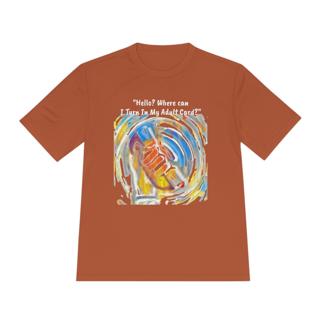 Adult Card Returns Unisex Moisture Wicking Tee