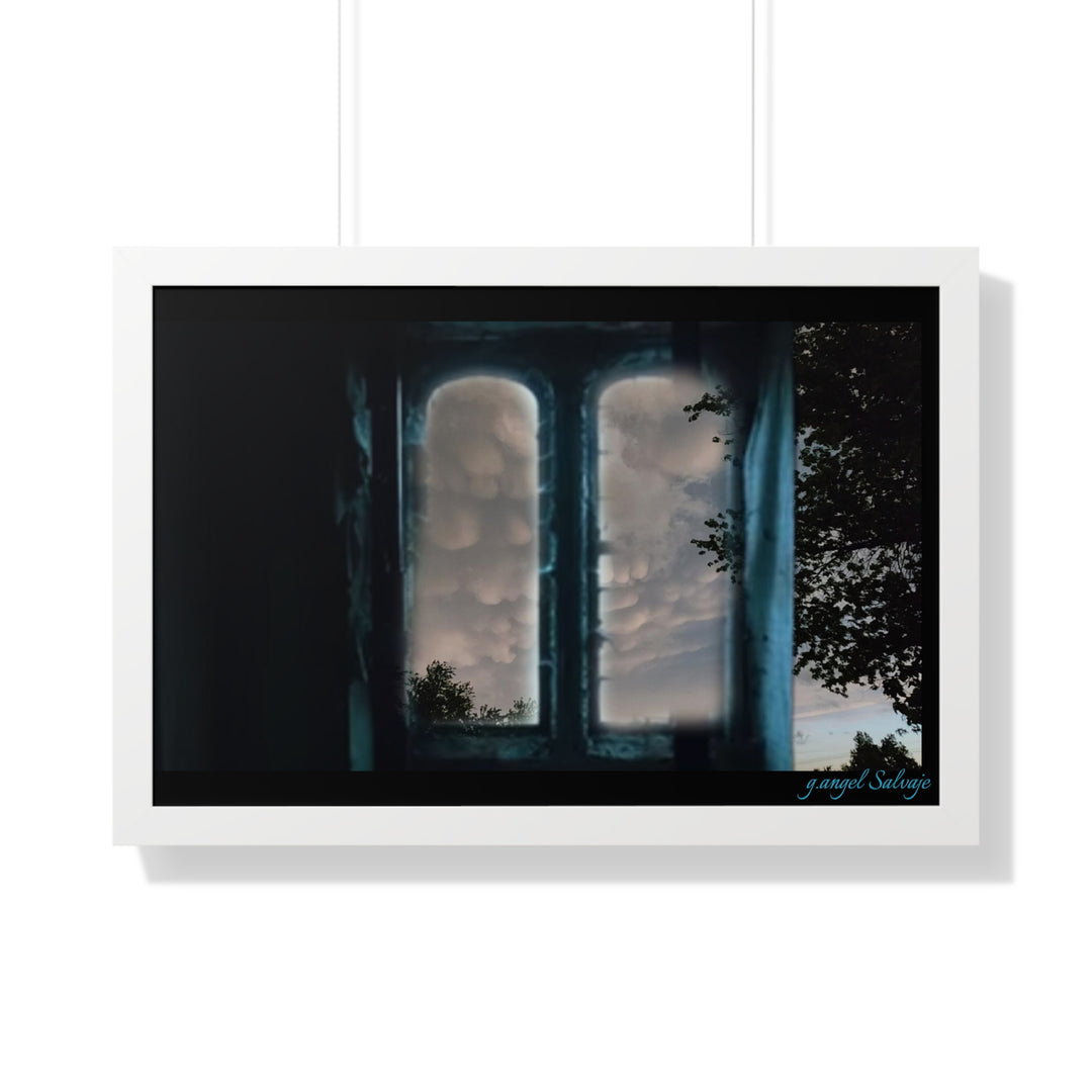 Walk into the Sky Framed Horizontal Poster