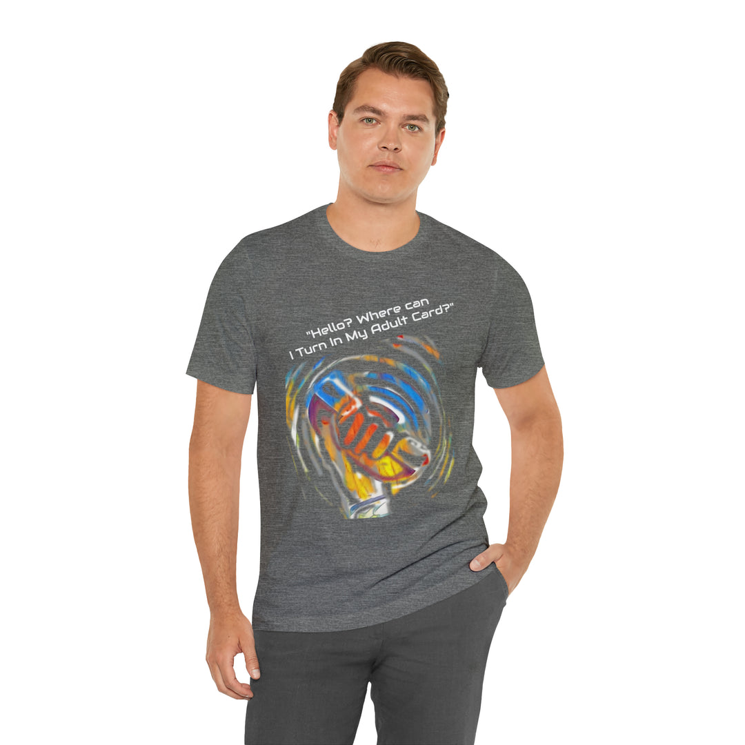 ADULT CARD Dad Jokes Unisex Jersey Short Sleeve Tee