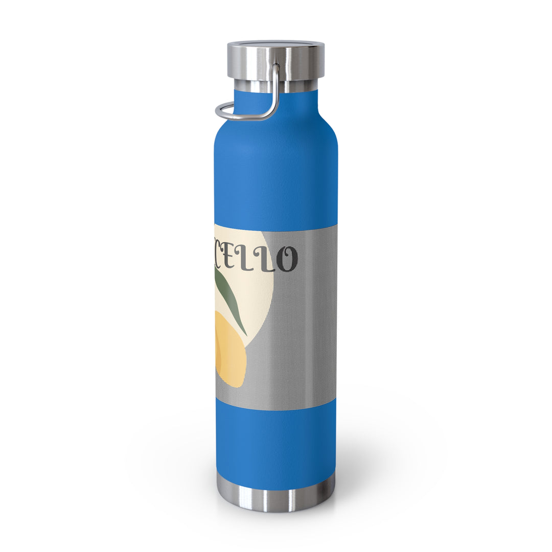 Limoncello Hounds Tooth Copper Vacuum Insulated Bottle, 22oz