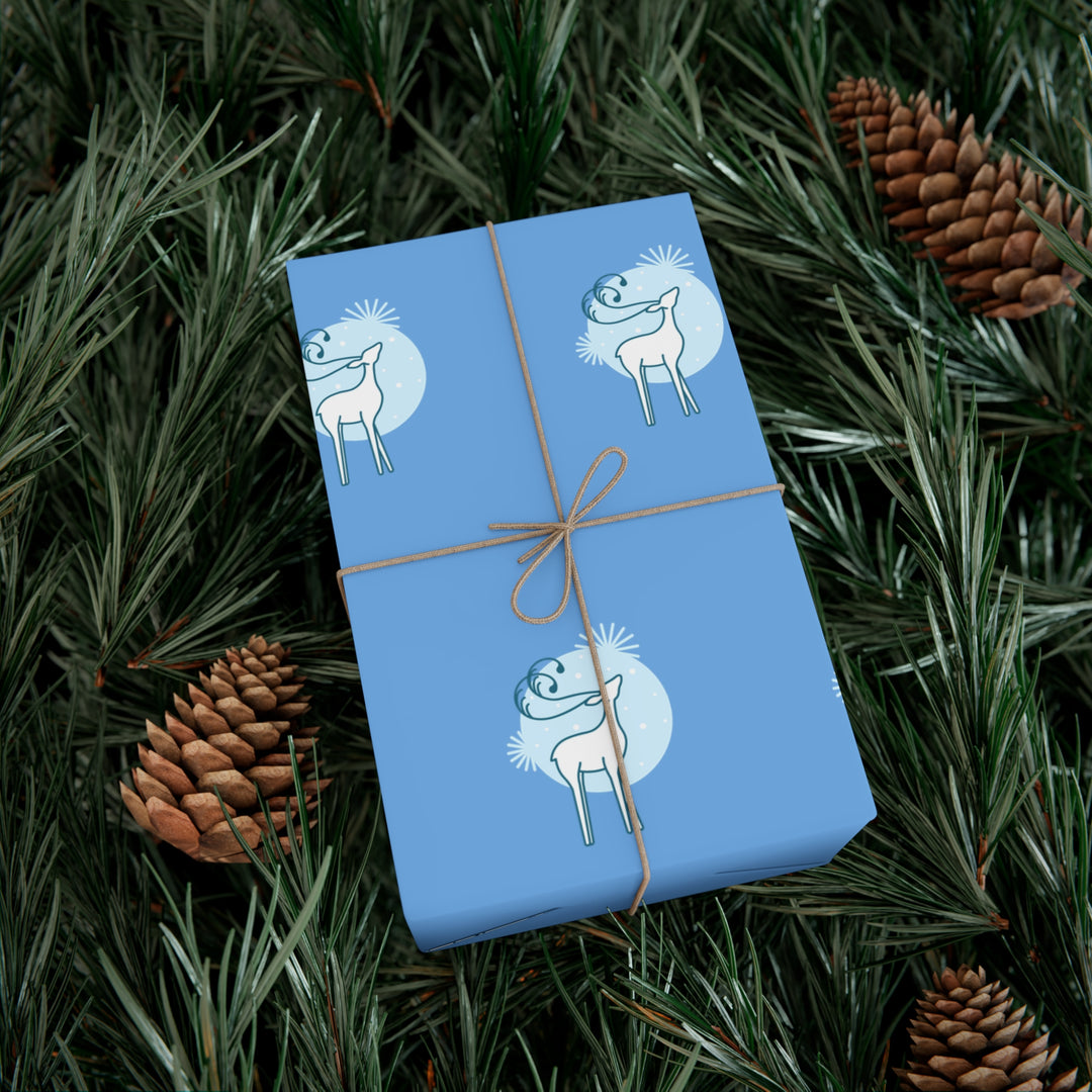 Reindeer in the Snow Gift Wrap Papers