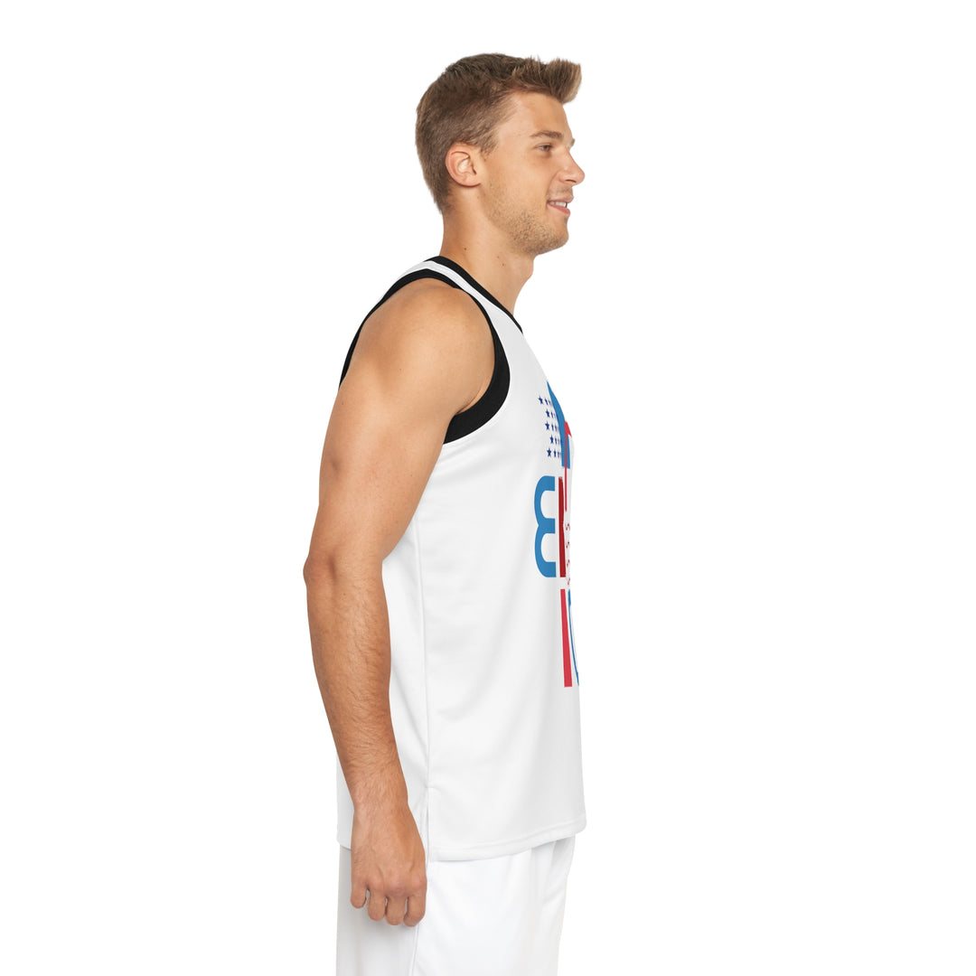 America Unisex Basketball Jersey (AOP)