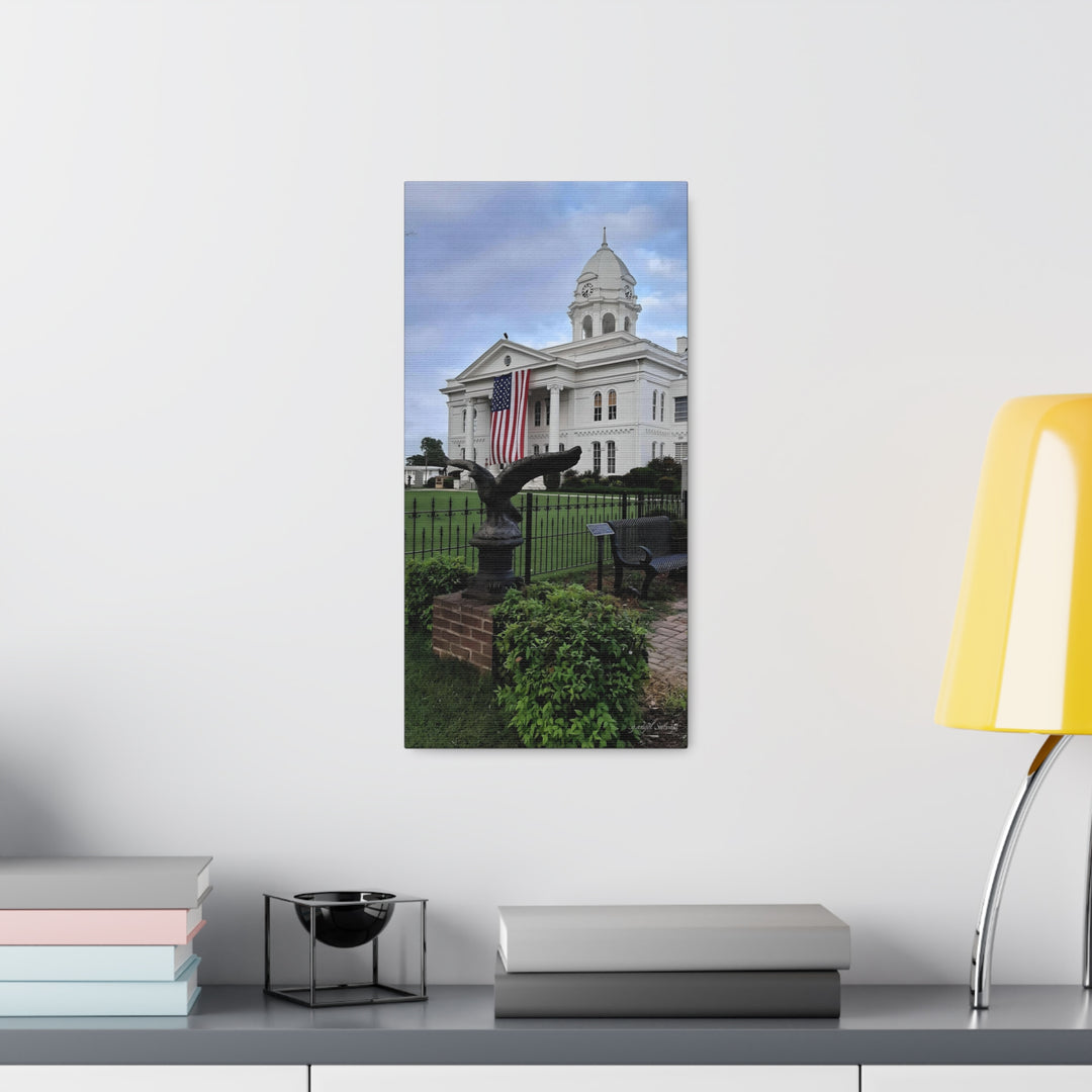 Colbert County Flag and Eagle Canvas Gallery Wraps