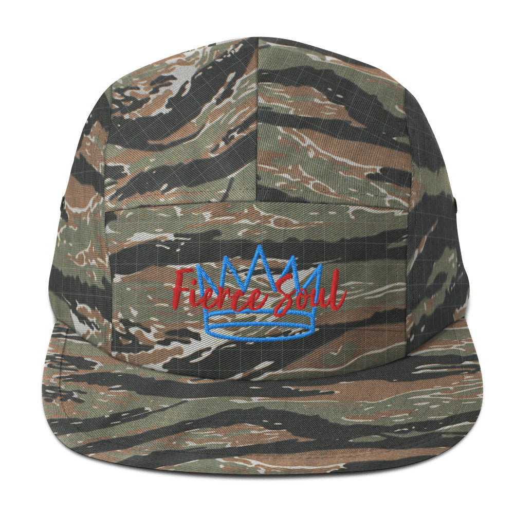 Crowned Fierce Soul Five Panel Cap