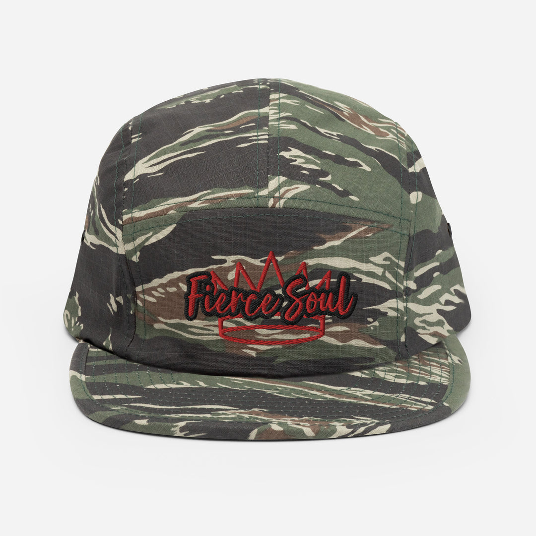 Fierce Soul, Red /Red Five Panel Cap