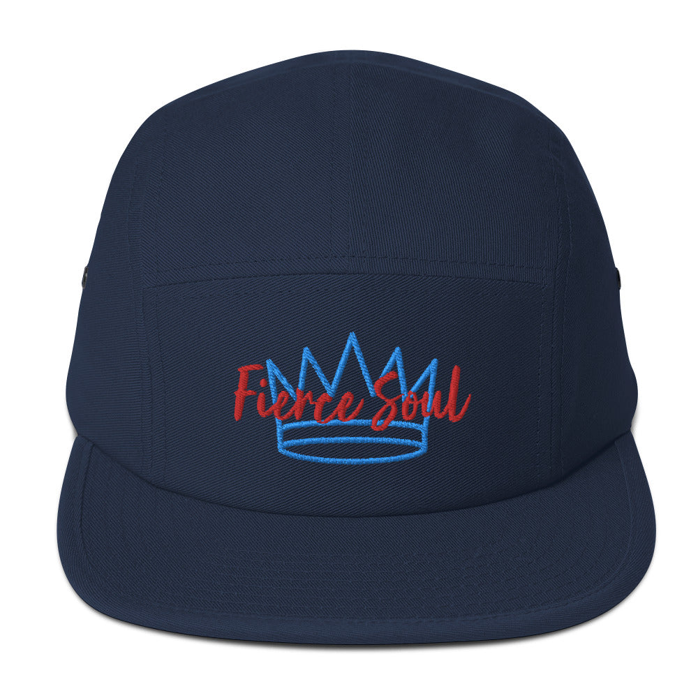 Crowned Fierce Soul Five Panel Cap