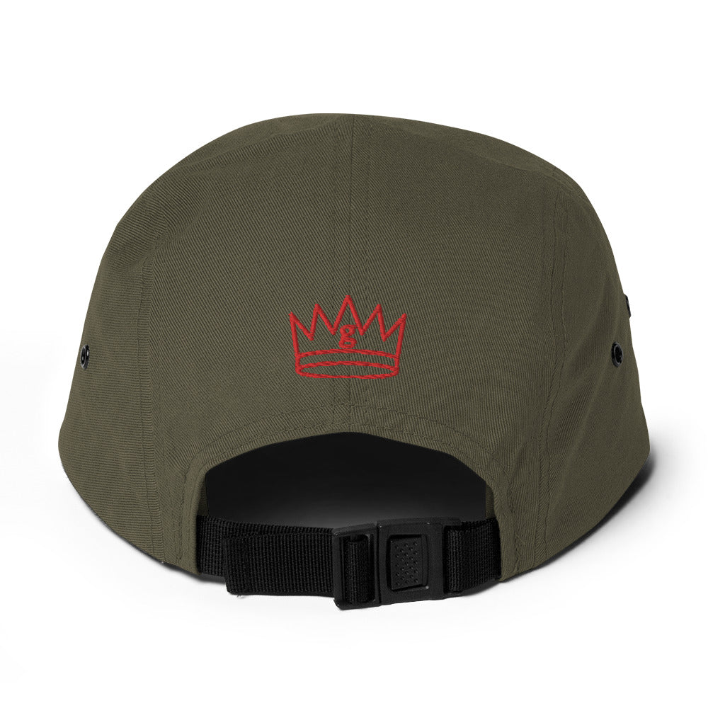 Fierce Soul, Red /Red Five Panel Cap