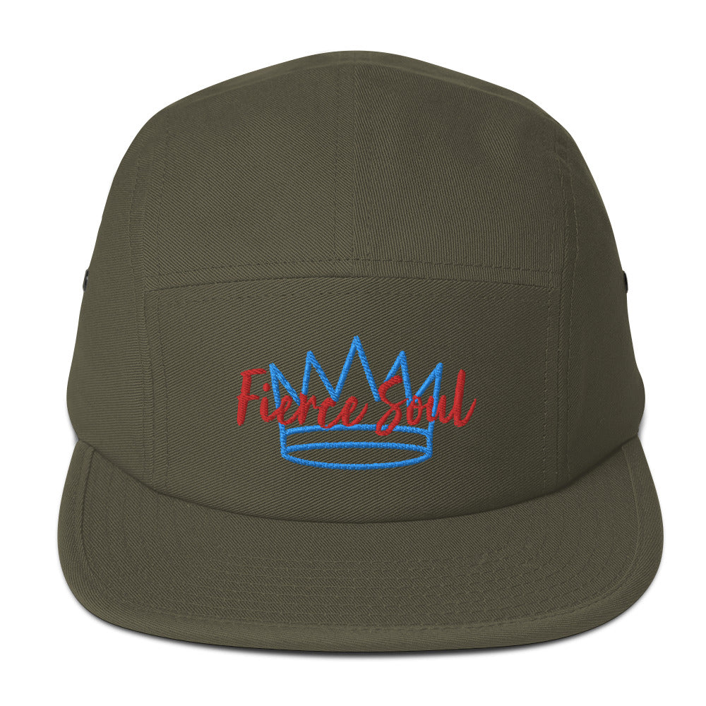 Crowned Fierce Soul Five Panel Cap
