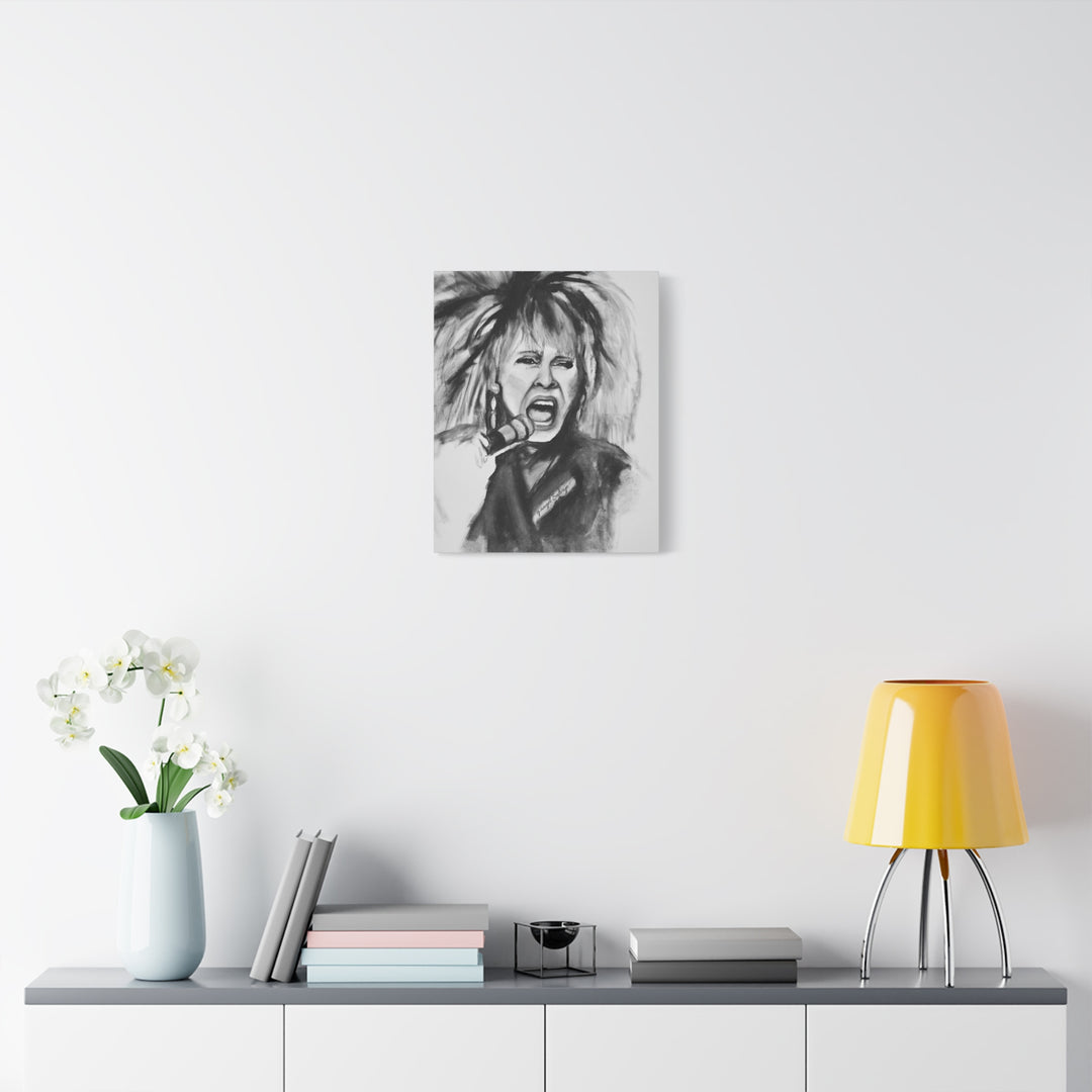 Canvas Print Tina Turner Portrait