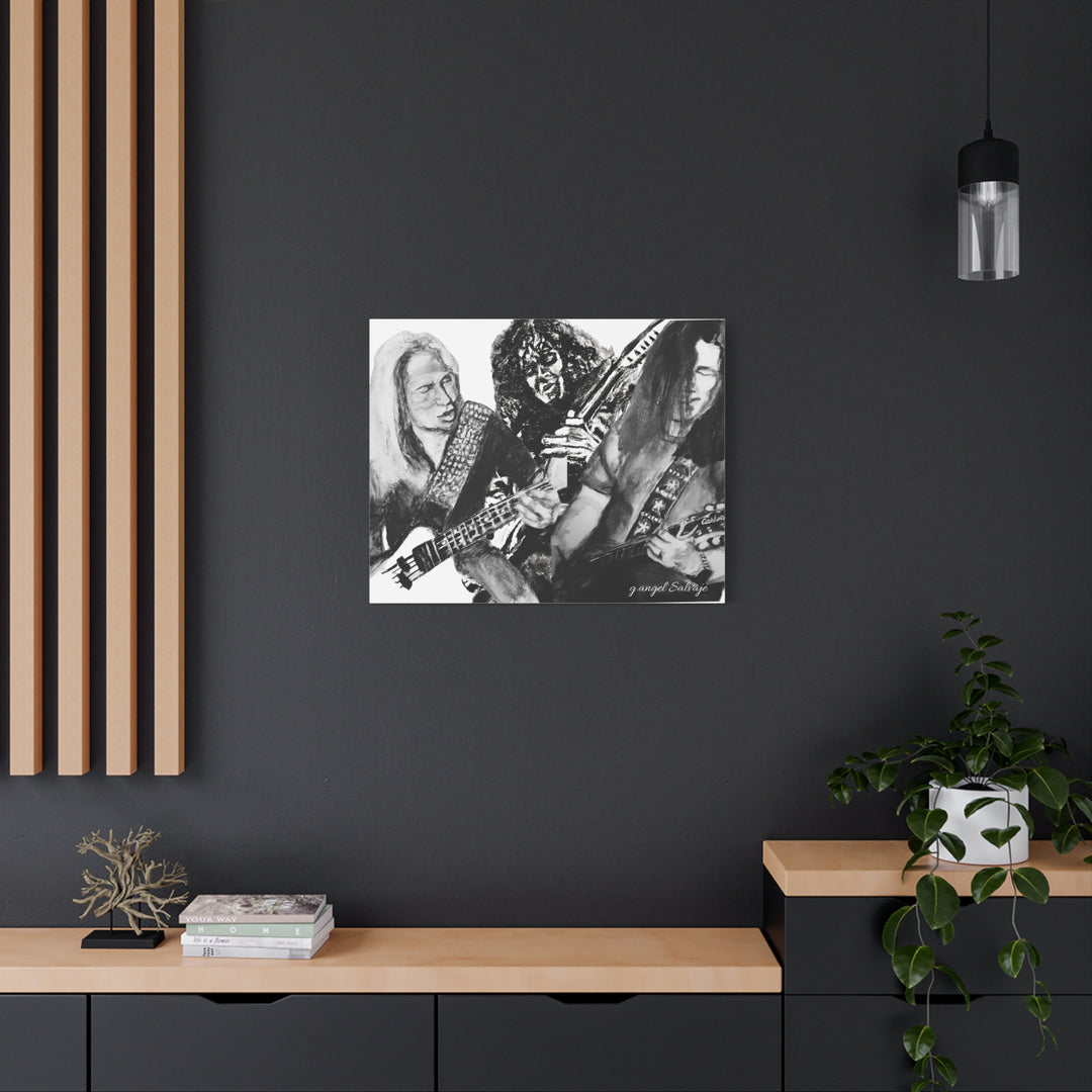 Canvas Print - Slaughter Band Mad About You painting Compilation g angel Salvaje