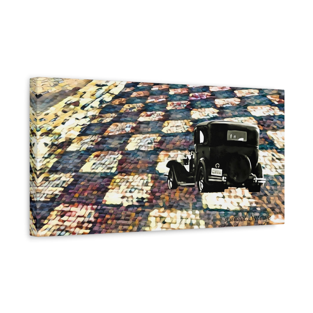 Checkered Past ,Matte Canvas, Stretched, 1.25"