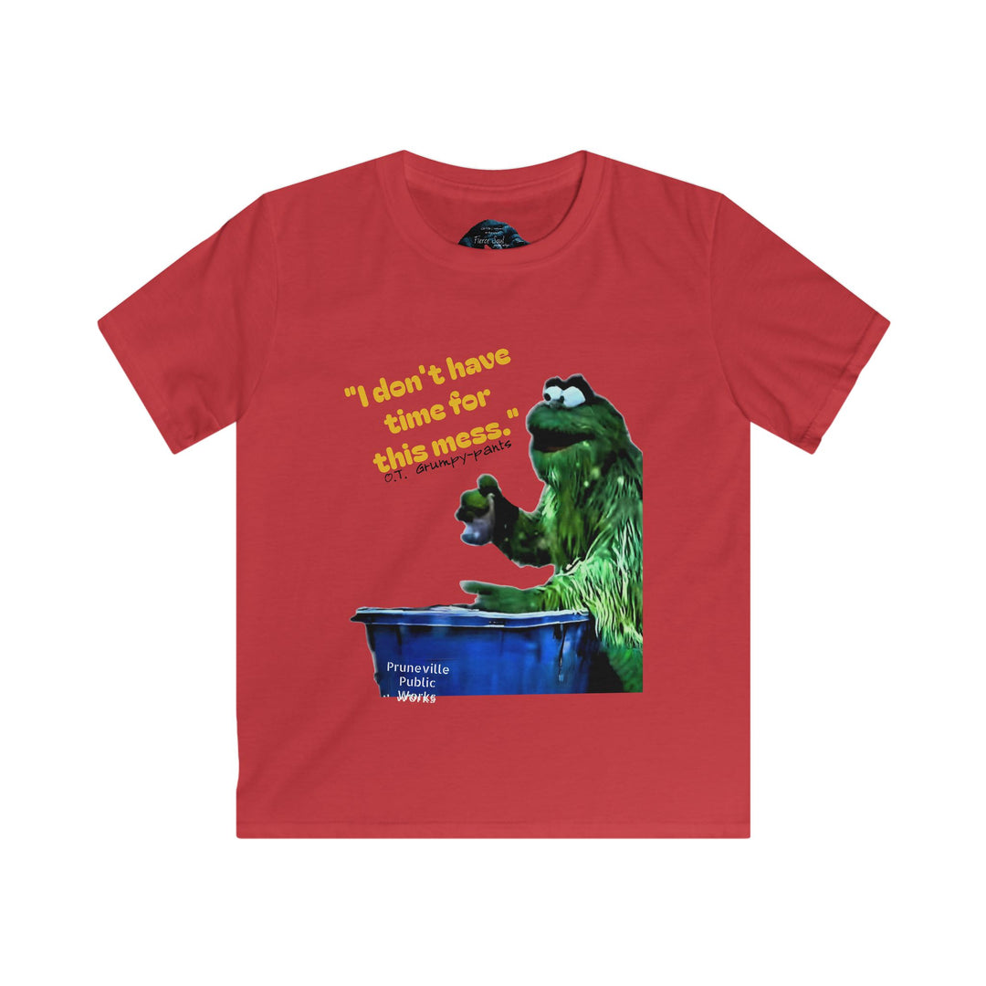 Kids Tee - Oscar T Grumpy-Pants, from "Home is Where the Snow Is" Video