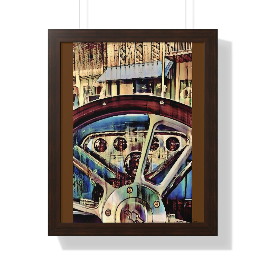 Chevy Apache Driver's Seat Framed Vertical Poster