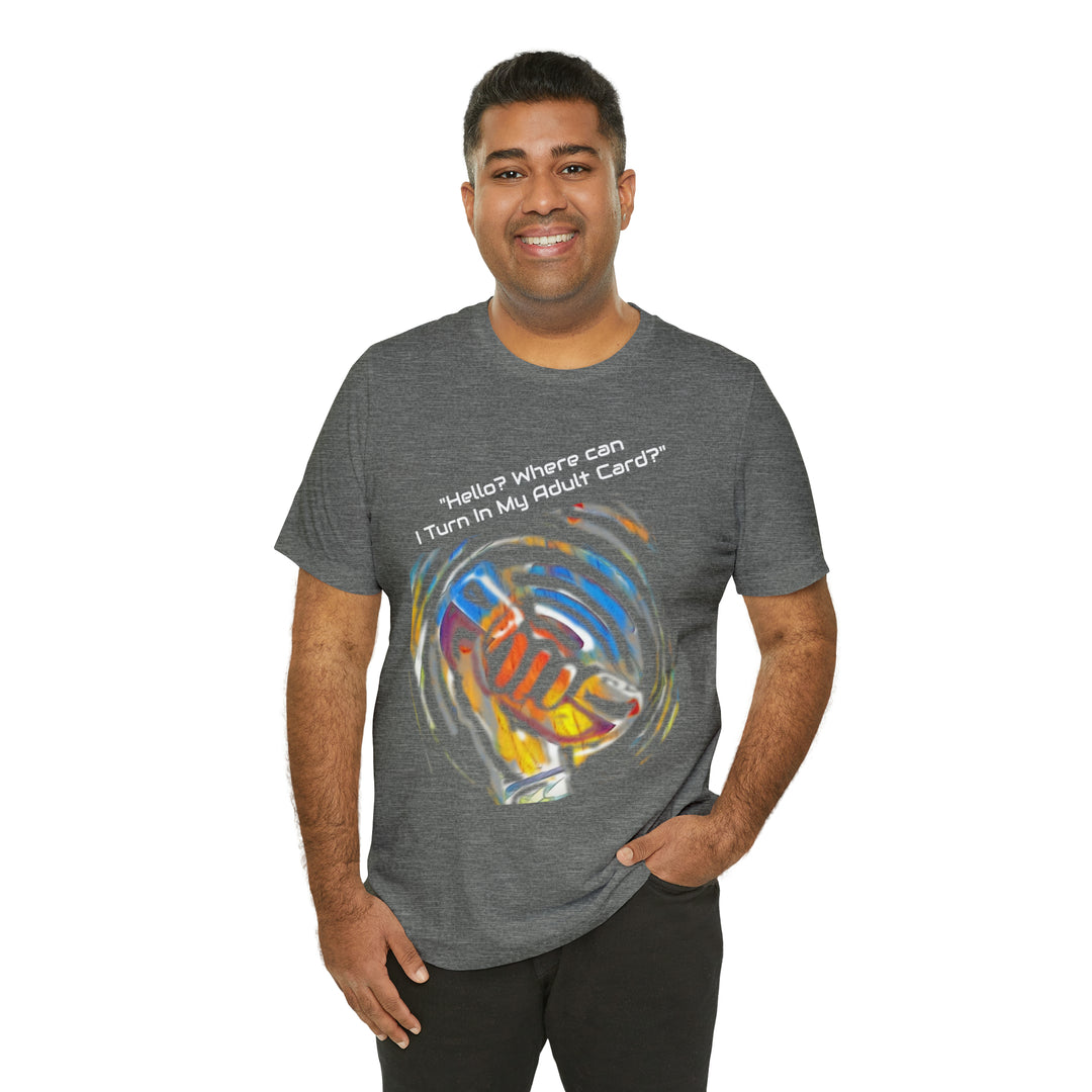 ADULT CARD Dad Jokes Unisex Jersey Short Sleeve Tee