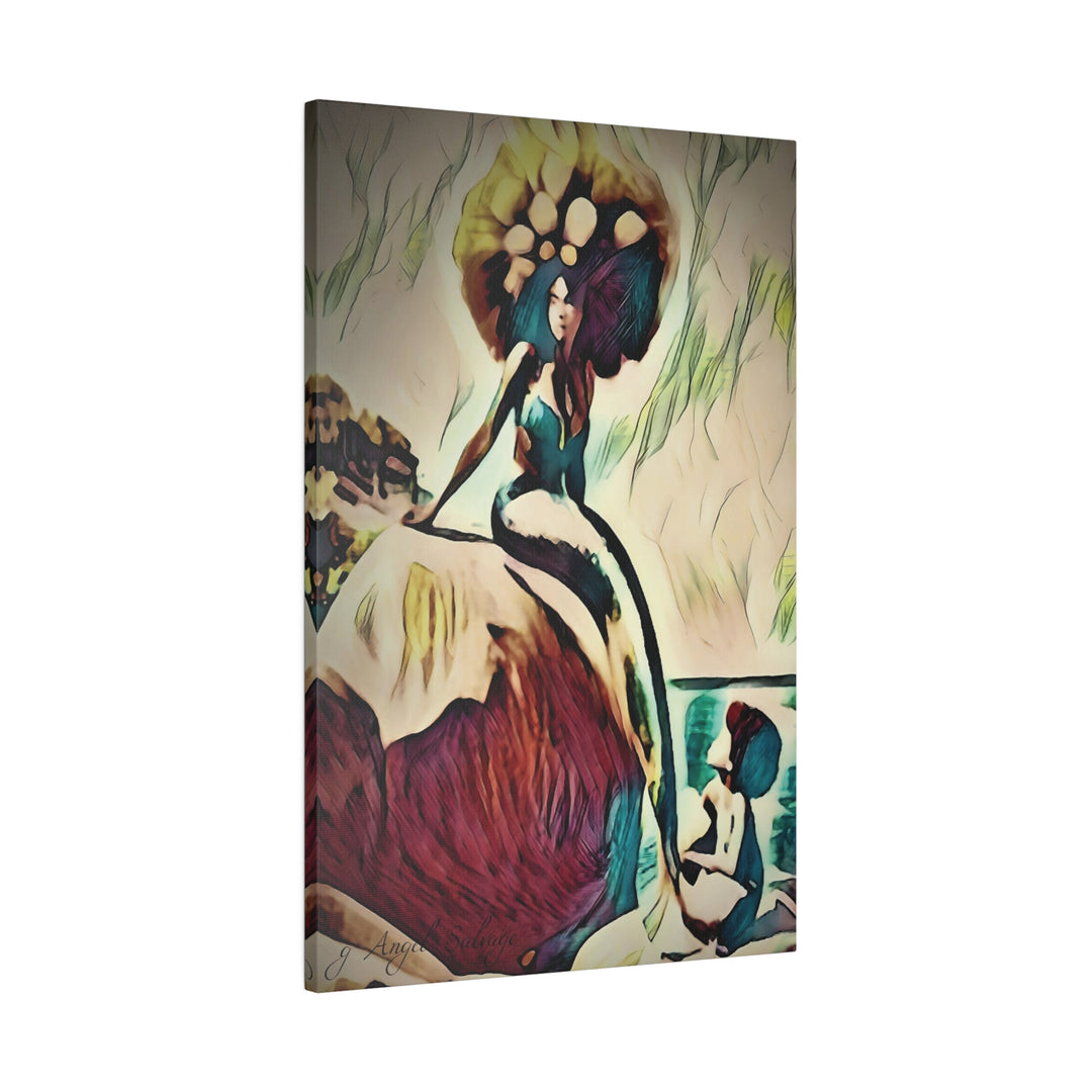 Mermaid Madonna Canvas, Stretched, 0.75"