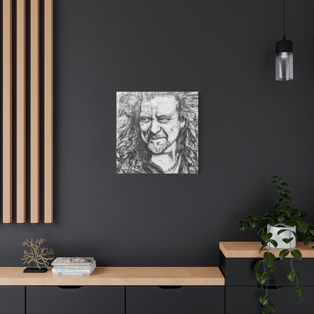 Canvas Print - Robert Plant Rock and Roll Portrait