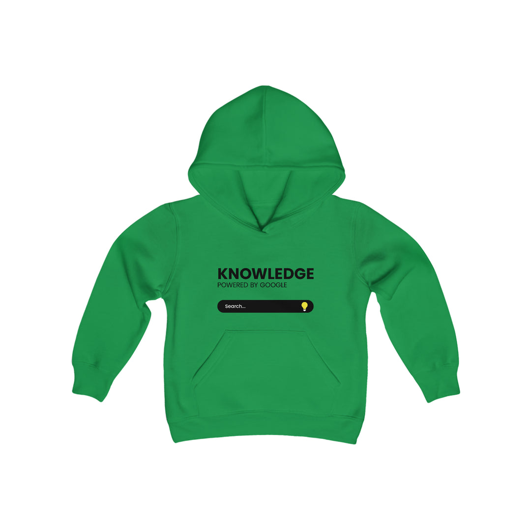 Knowledge Powered By Google Youth Heavy Blend Hooded Sweatshirt