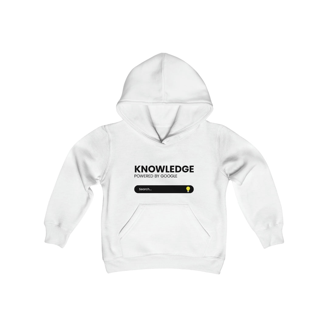 Knowledge Powered By Google Youth Heavy Blend Hooded Sweatshirt