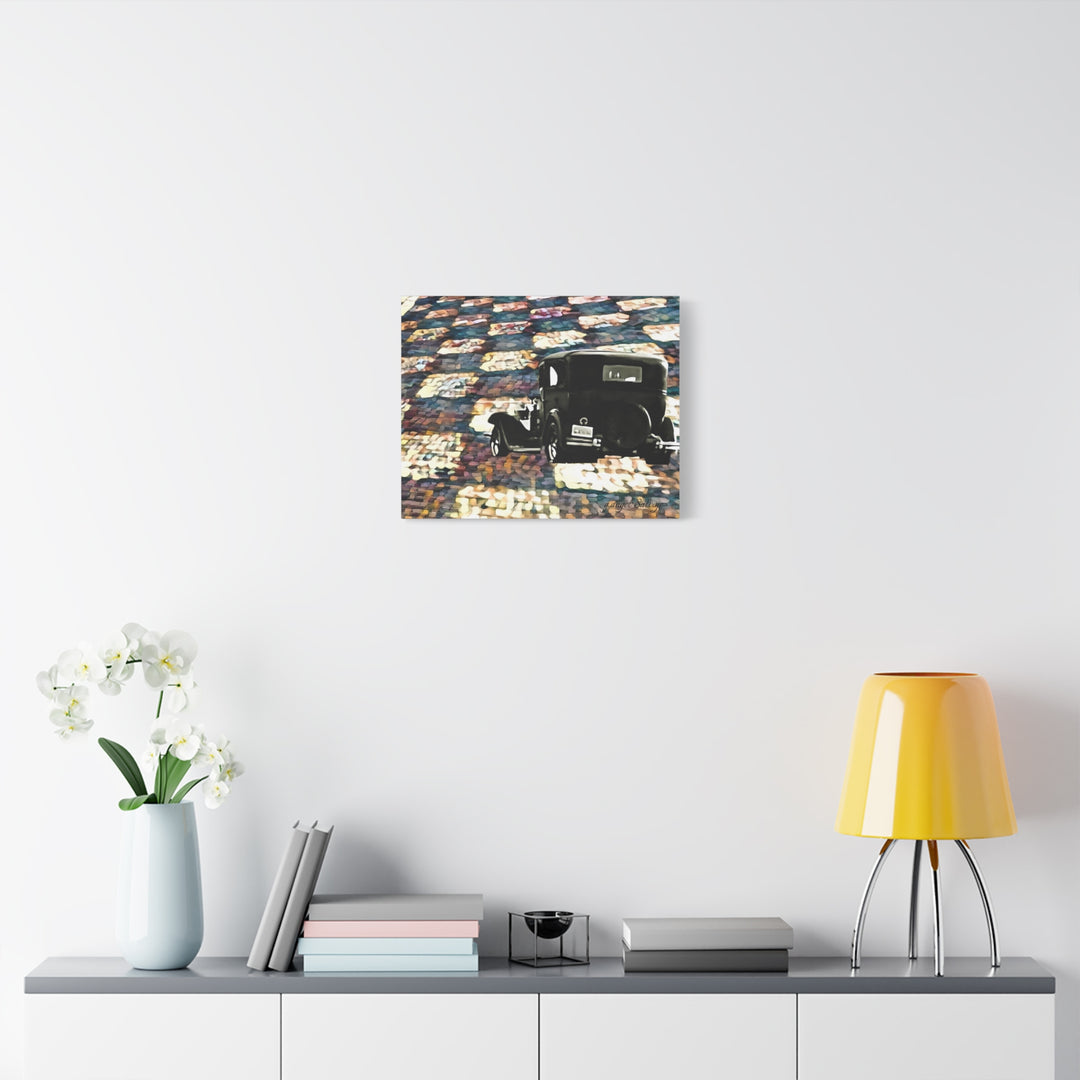 Checkered Past ,Matte Canvas, Stretched, 1.25"