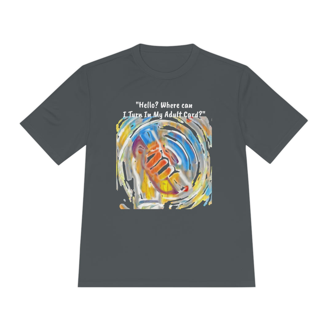 Adult Card Returns Unisex Moisture Wicking Tee
