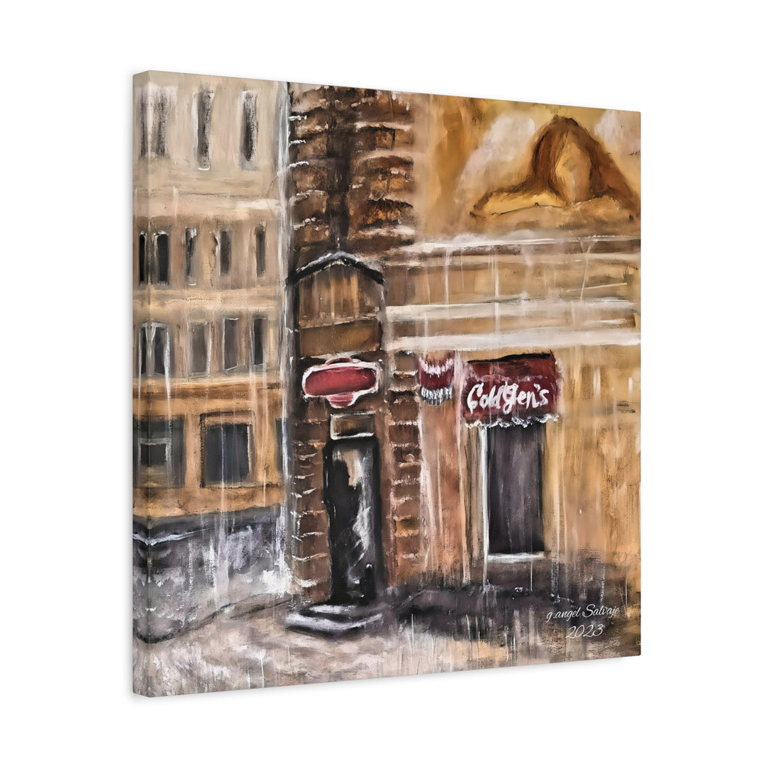 Realist Tone Canvas Print - Tears of Intercession Realist Tone by g angel Salvaje