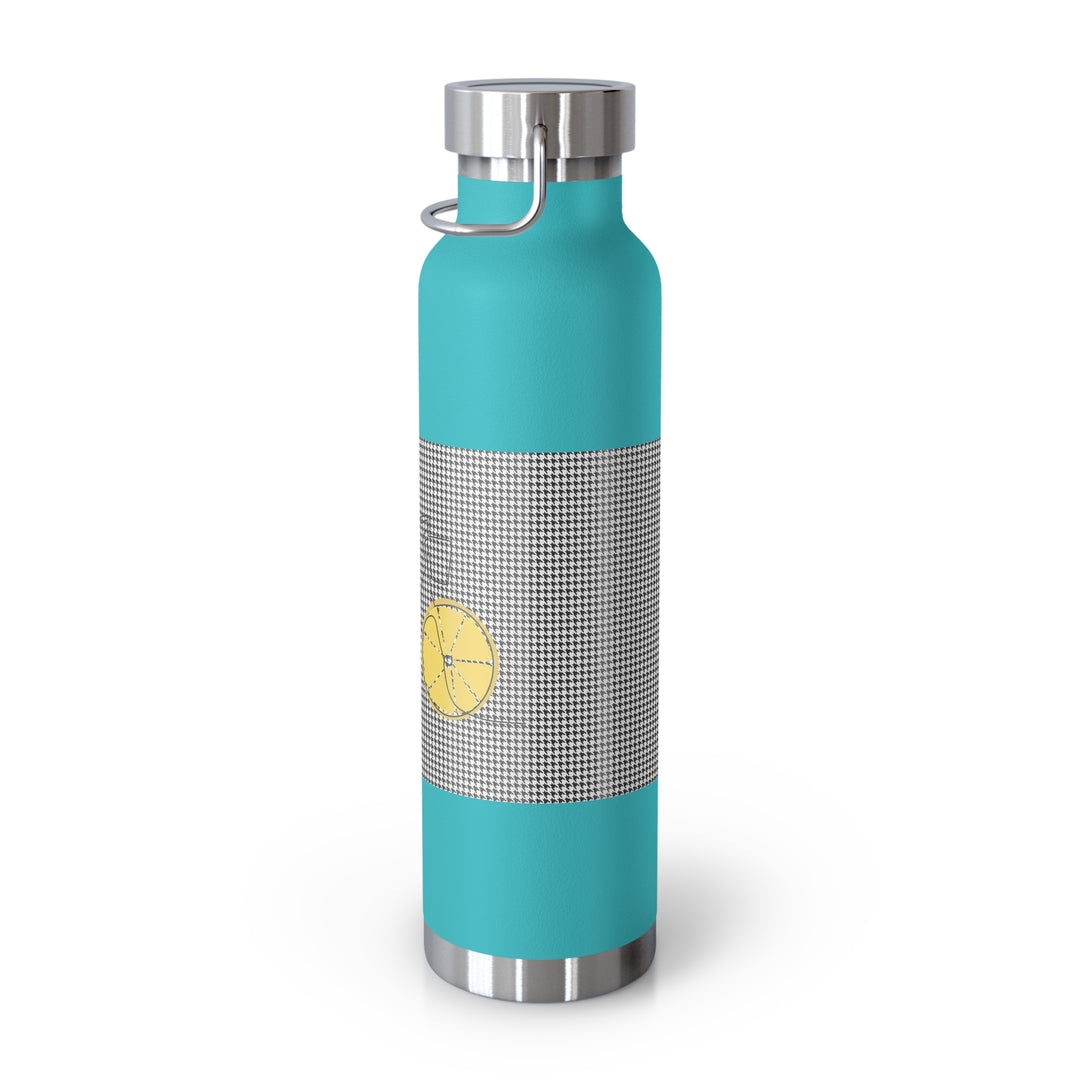 Lemon Keep'uh Pushin'  Copper Vacuum Insulated Bottle, 22oz
