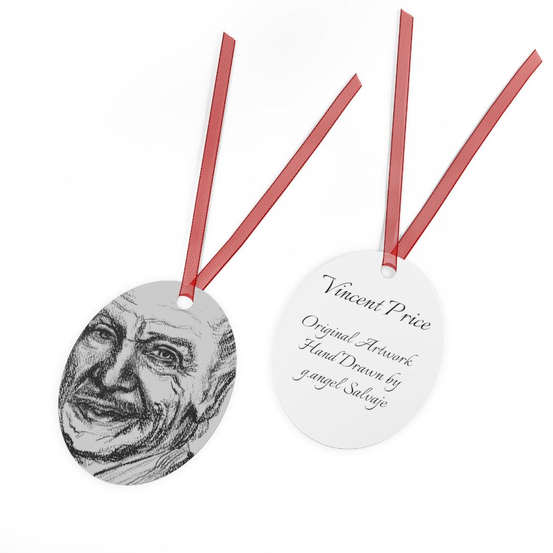 Vincent Price Metal Ornaments