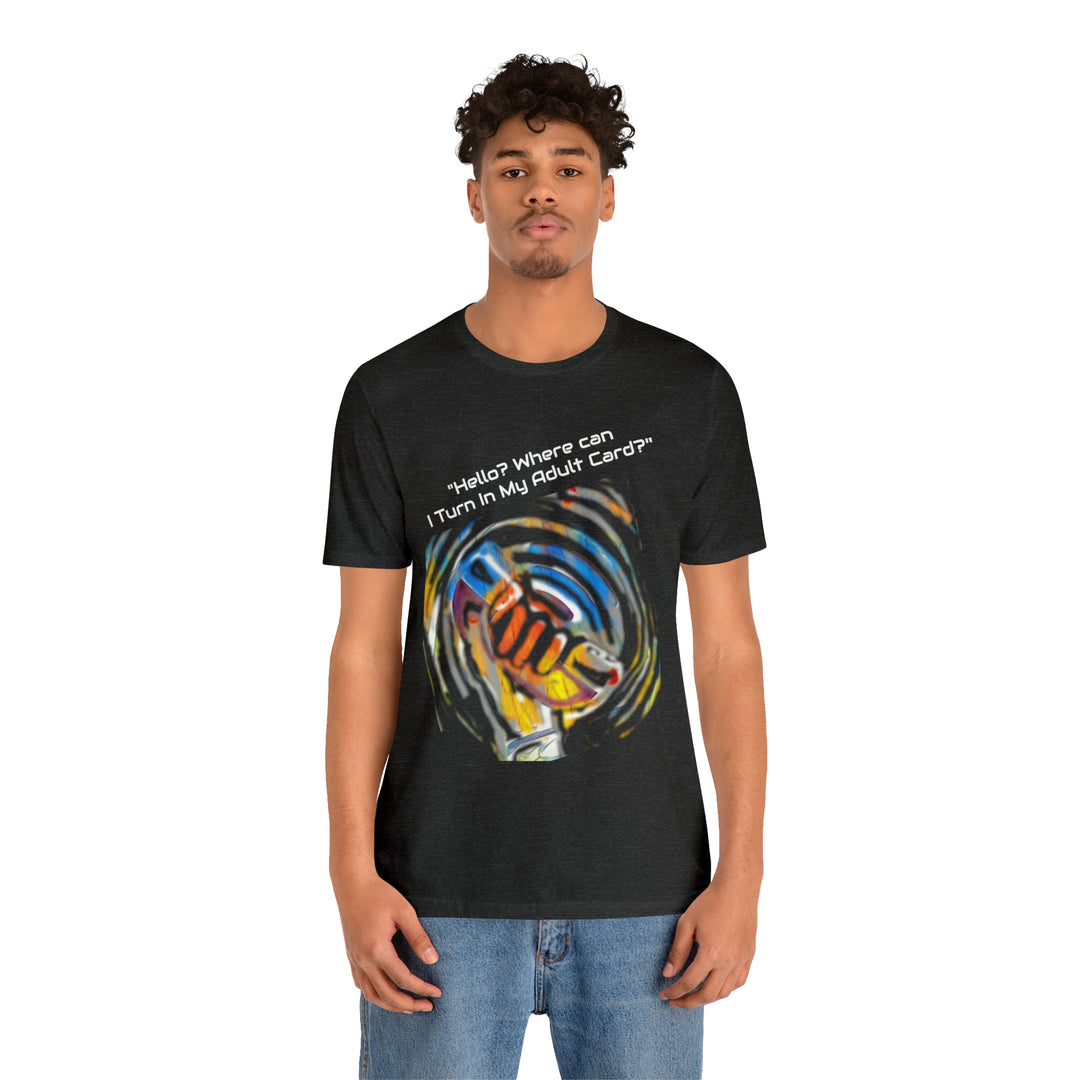 ADULT CARD Dad Jokes Unisex Jersey Short Sleeve Tee