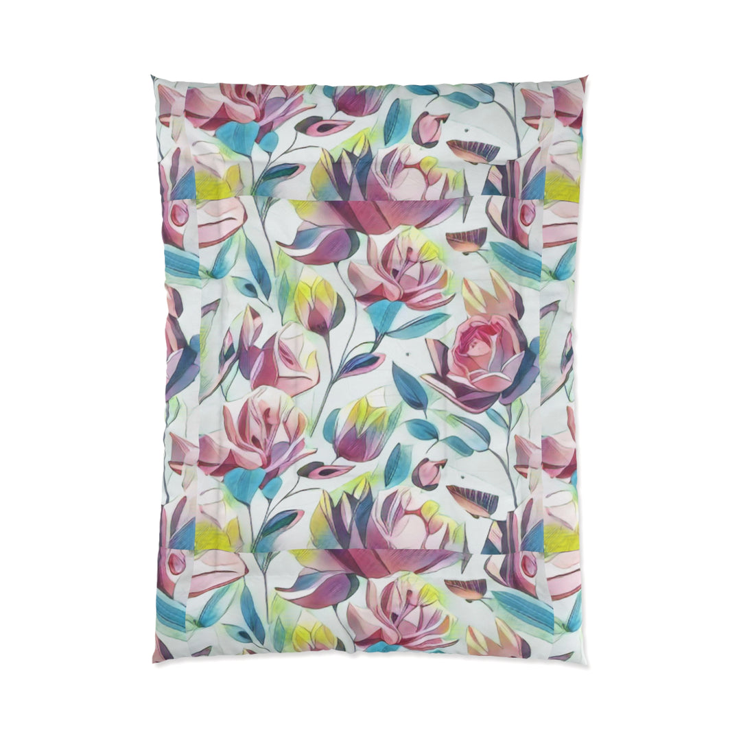 Colorful Roses Comforter