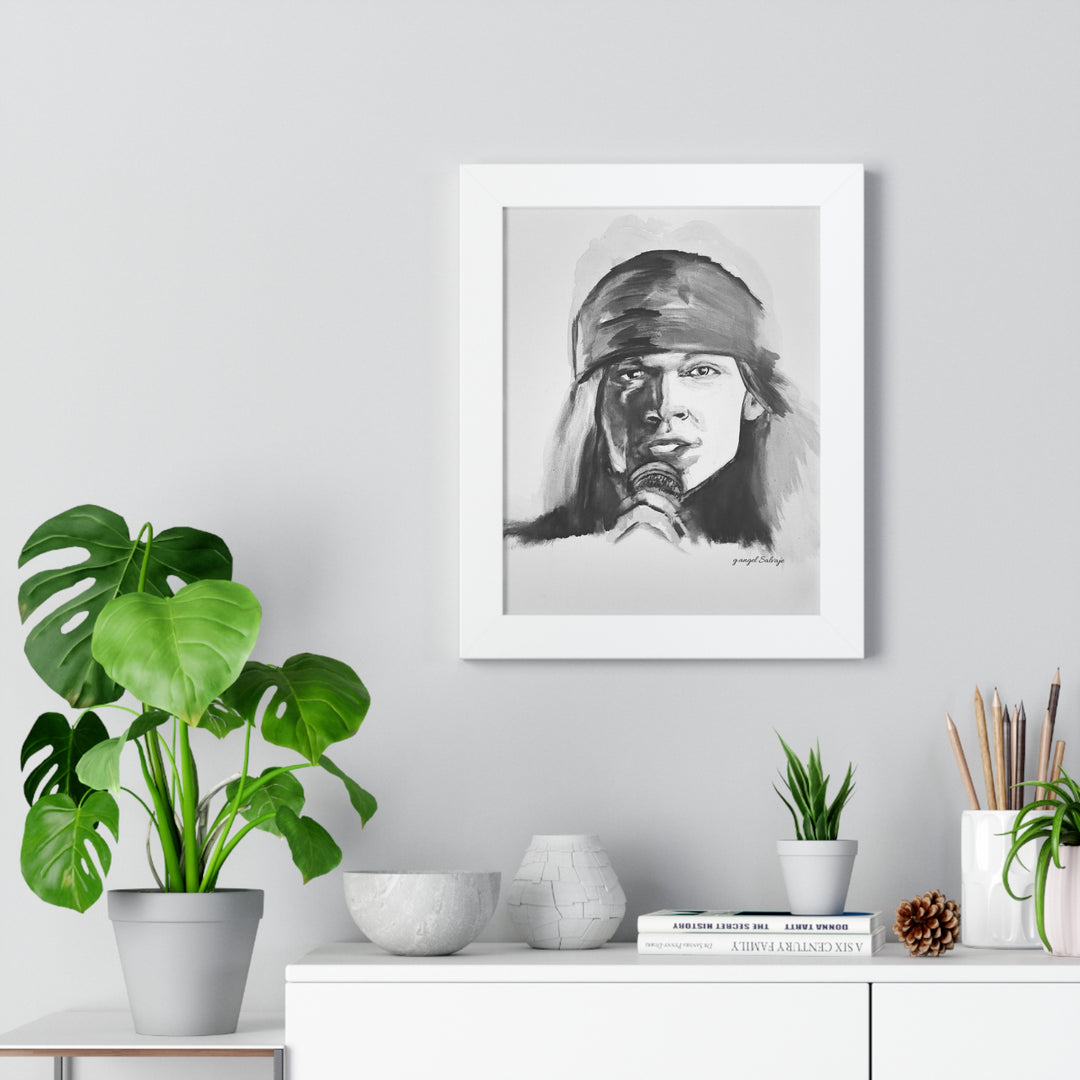 Axle Rose Vertical Poster