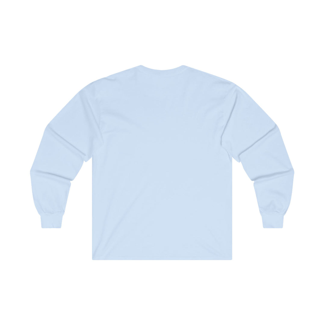 Long Sleeve Tee - Fierce Soul Stars and Stripes Royal Winged Skull Design