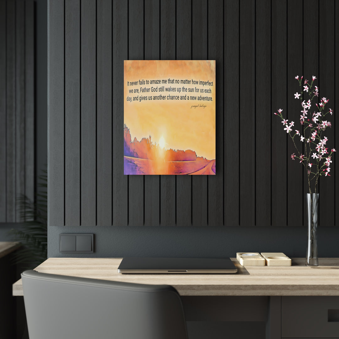 God wakes the sun Acrylic Prints