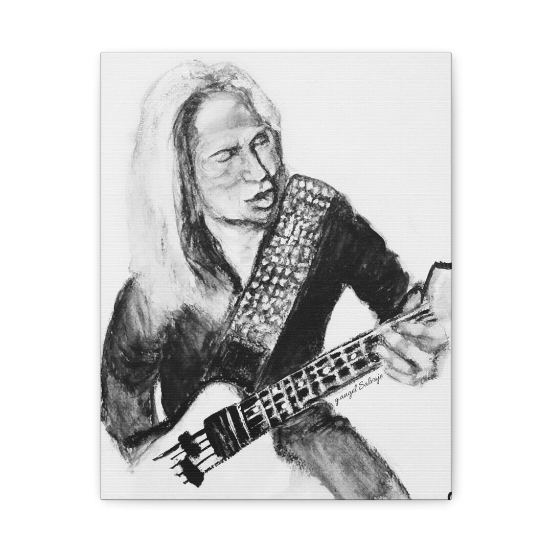 Canvas Print - Dana Strum Bass Player Portrait