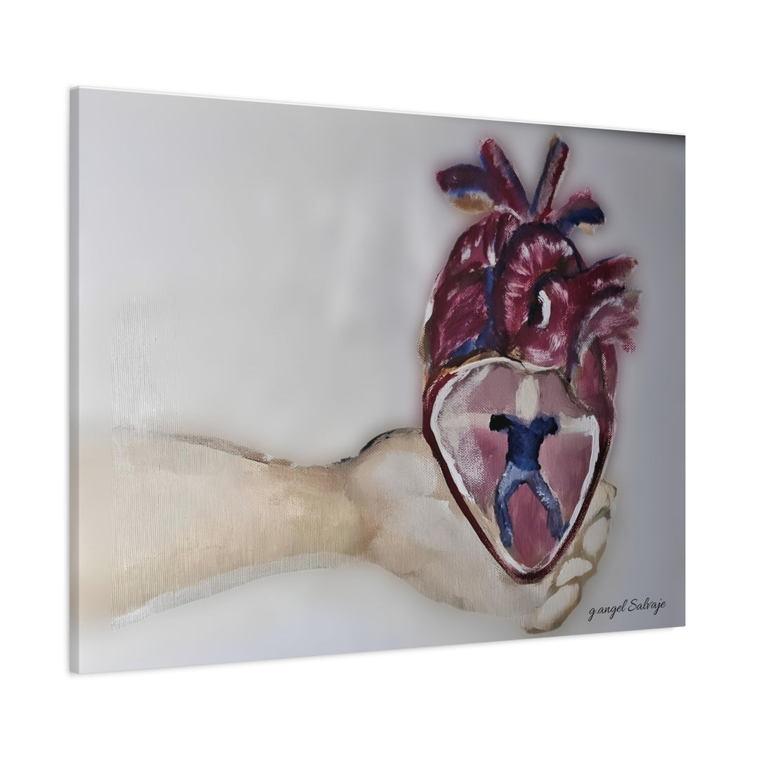 Canvas Print - Abiding Within:Extremely Whole Hearted Sleeves Painting by g angel Salvaje