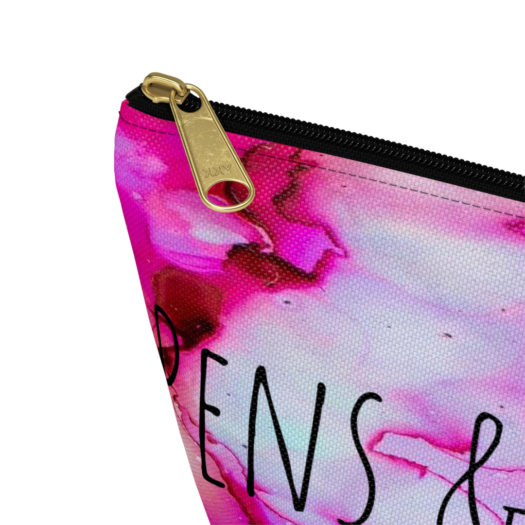 Color Swirl Pens and Pencils Accessory Pouch w T-bottom