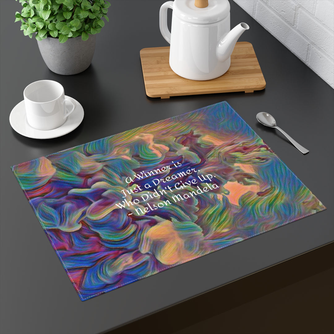 Dreamer,Nelson Mandela Placemat, 1pc