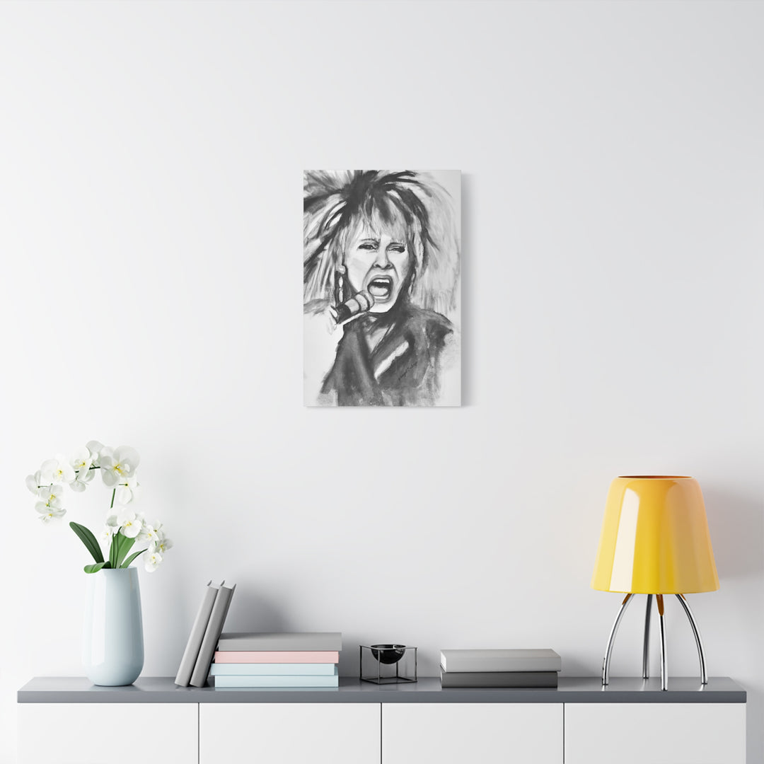 Canvas Print Tina Turner Rock and Roll Portrait