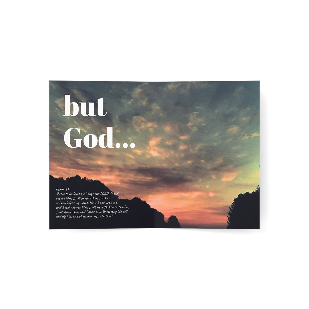 Encouragement Greeting Cards -  He Protects Us - Inspirational Set of 10, 30, or 50pcs