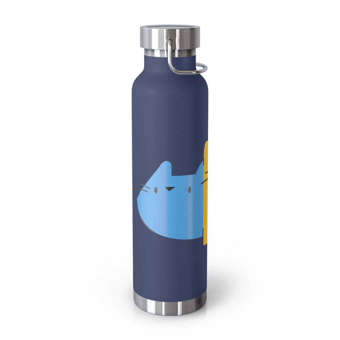 Spy Cats Copper Vacuum Insulated Bottle, 22oz