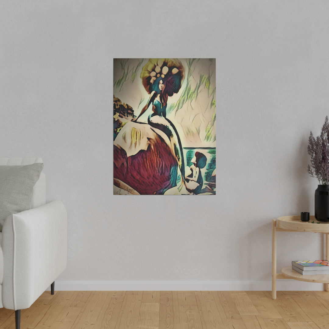 Mermaid Madonna Canvas, Stretched, 0.75"