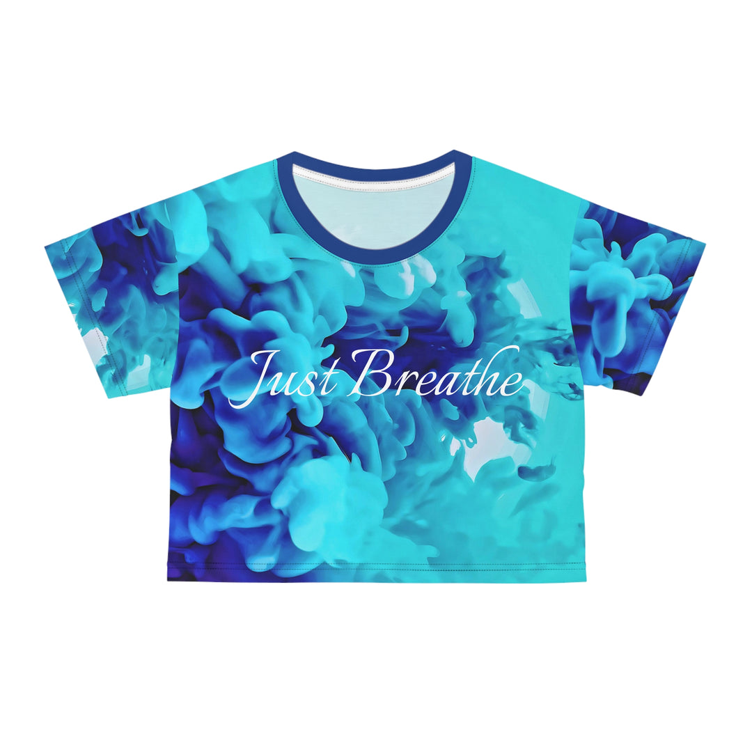 Just Breathe Crop Tee