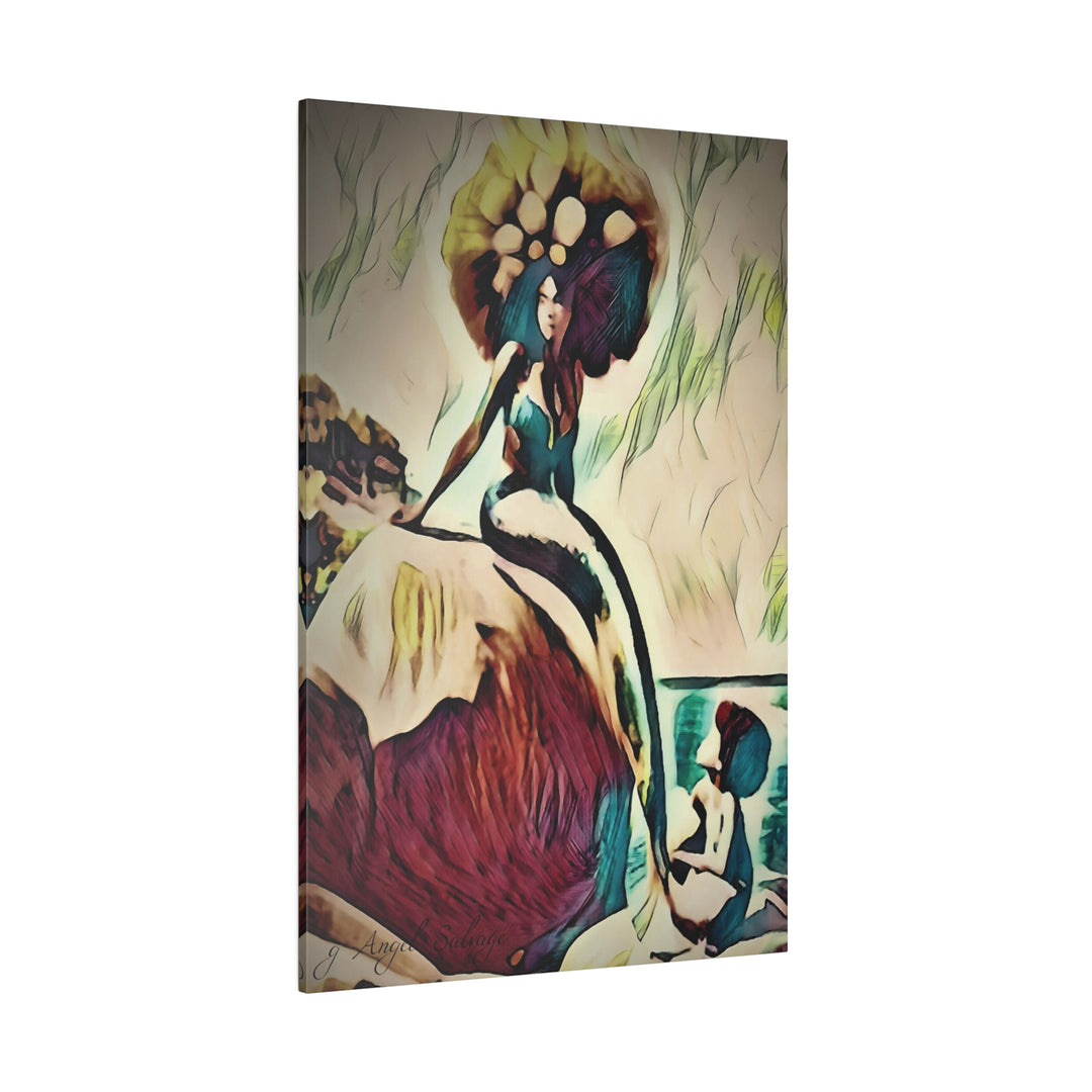 Mermaid Madonna Canvas, Stretched, 0.75"