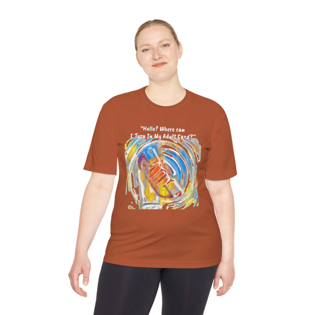 Adult Card Returns Unisex Moisture Wicking Tee