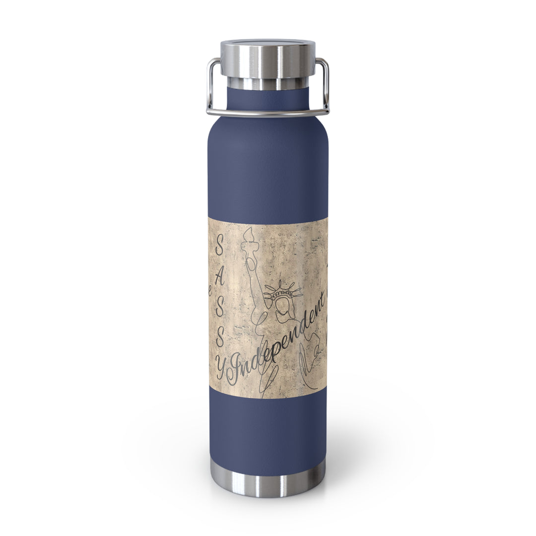 All Men Were Created Equal Copper Vacuum Insulated Bottle, 22oz