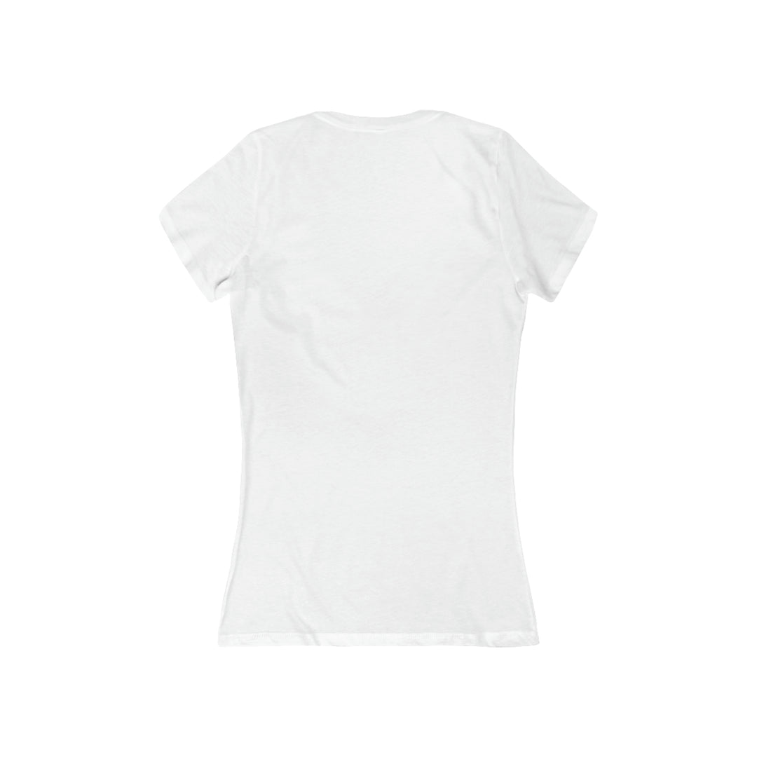 SASSY American Woman Women's Jersey Short Sleeve Deep V-Neck Tee
