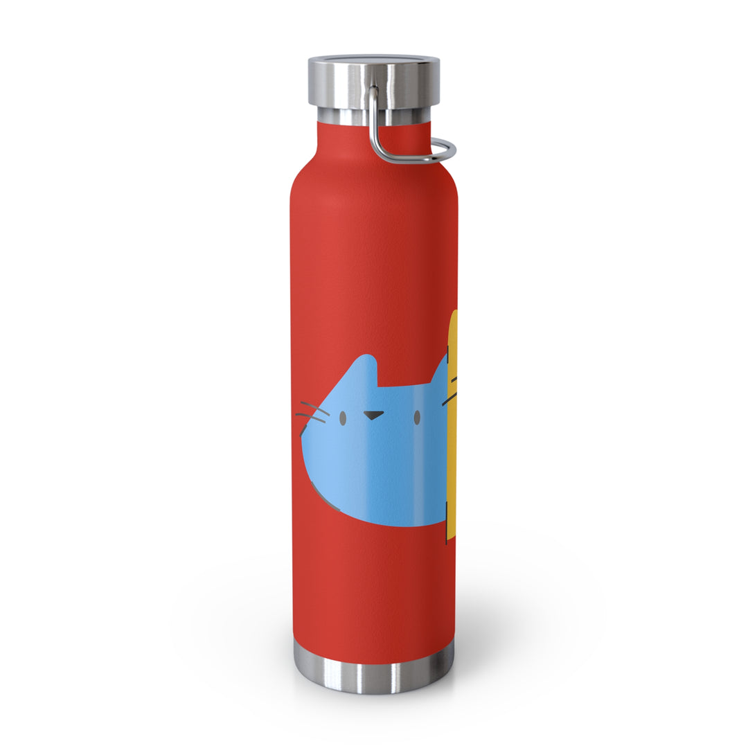 Spy Cats Copper Vacuum Insulated Bottle, 22oz
