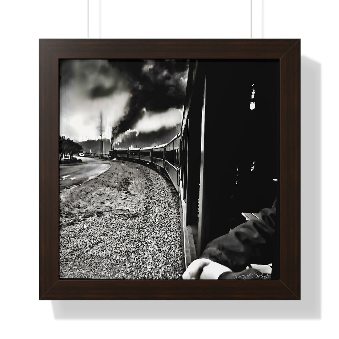 TRAIN RIDES TO HEARTBREAK STATION Framed Vertical Poster