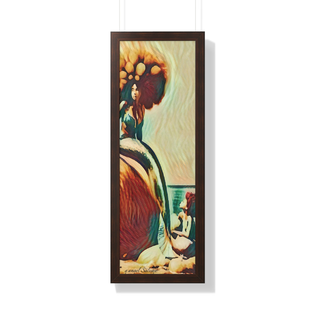 Mermaid Madonna Framed Vertical Poster