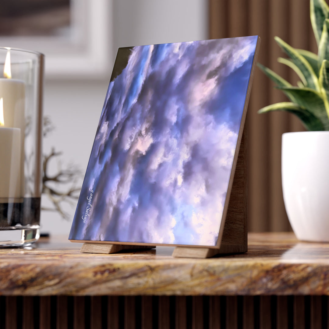 Don't Miss The Sunshine, artwork only Ceramic Photo Tile